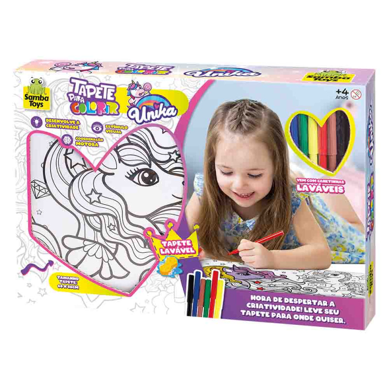 desenho de unicórnio para colorir para crianças de 4 a 8 anos