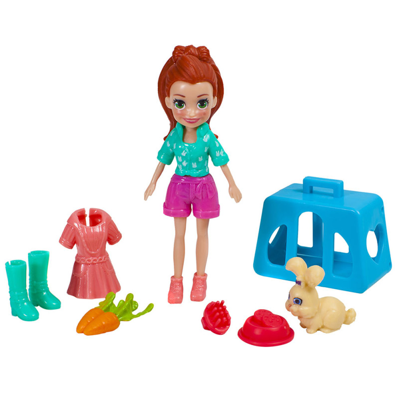 Polly Pocket Boneca 2 Amigas Hora de Brincar - Mattel