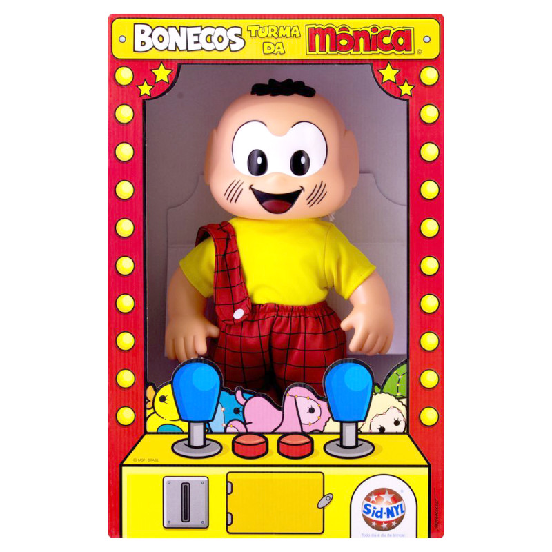 Boneco 35 Cm Turma Da Mônica Tradicional Cascão Sid Nyl 9395