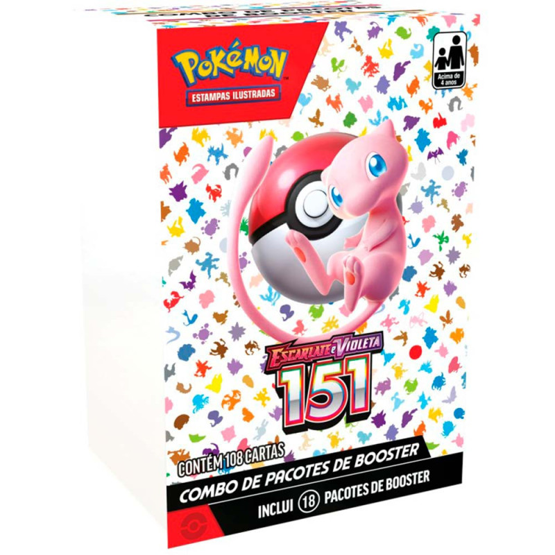 Jogo de Cartas - Pokémon - Combo de Pacotes de Booster - 151