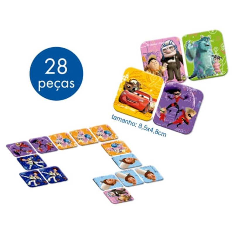 Jogo de Dominó Infantil - Princesas Disney - 28 Peças - Toyster em Promoção  na Americanas