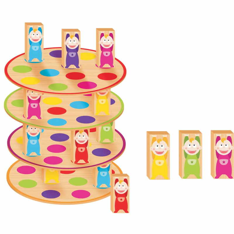 Jogo Equilíbrio das Escadas - ENGENHA KIDS - Produtos e acessórios para bebê