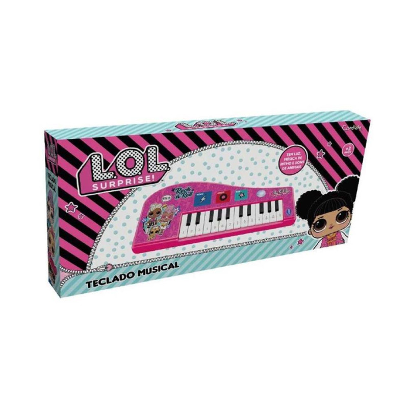 Brinquedo Piano Teclado Infantil Musical Reflete Luzes Coloridas