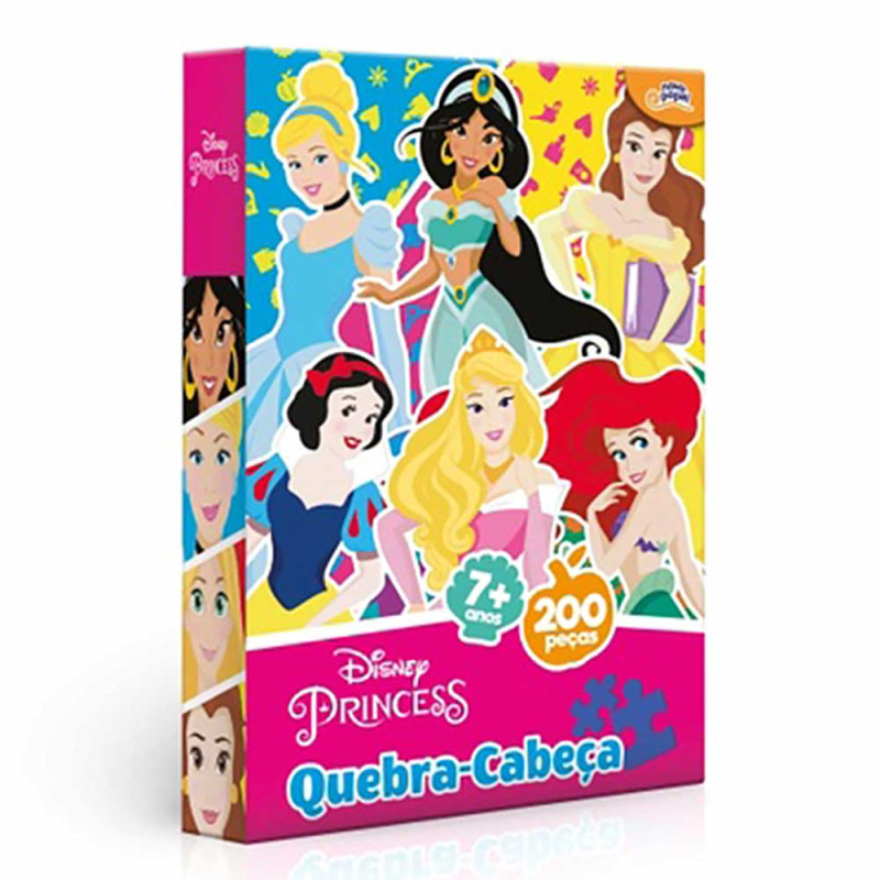 Kit Quebra Cabeça 200 Peças + Jogo da Memória Disney Frozen - Toyster