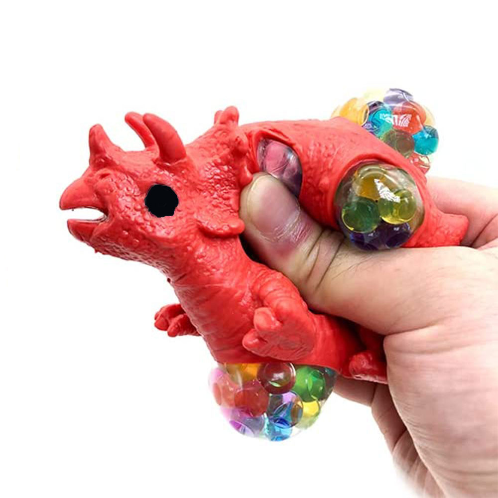 Novidade mini dinossauro chaveiro brinquedo crianças brinquedos de jogo à  mão pop para fora 3d dino wacky brinquedos truque redução de estresse e