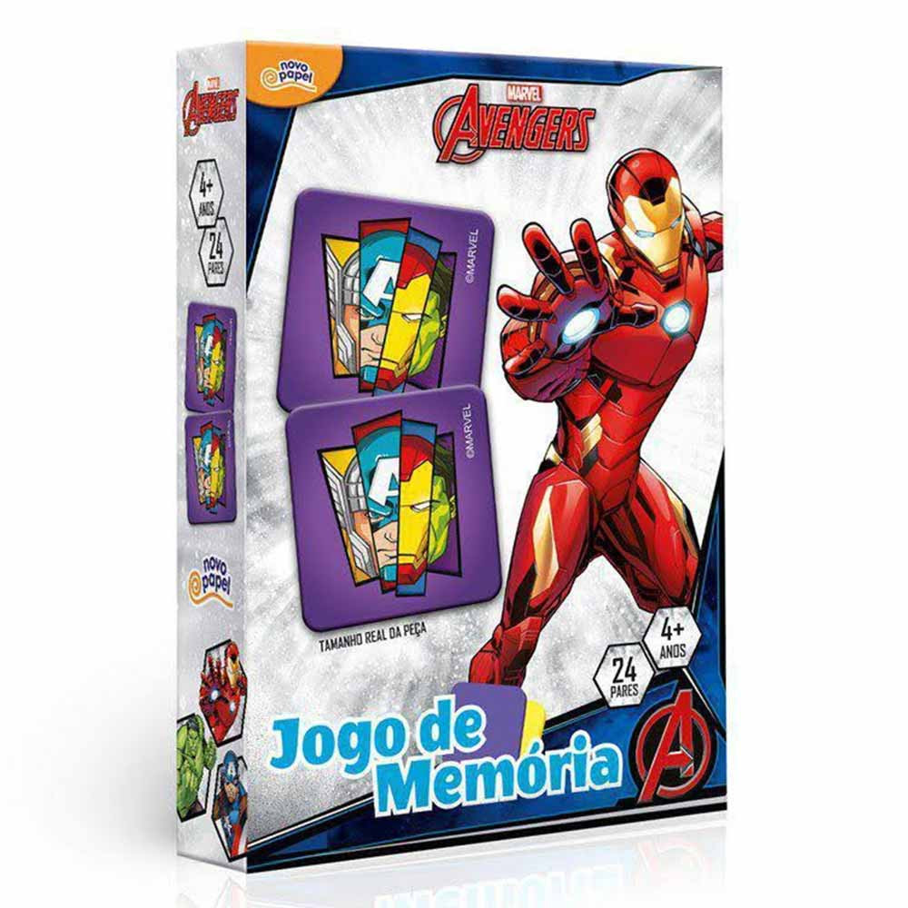 Jogo Educativo Infantil Vingadores Marvel Avengers Dominó - Loja Zuza  Brinquedos
