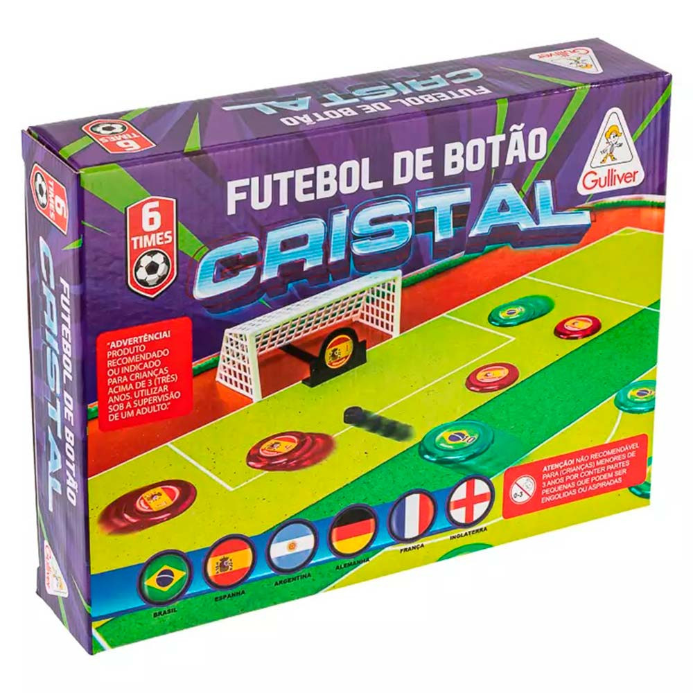 Kit Mesa Campo Futebol + Jogo de Botão 2 Times Copa Brasil na