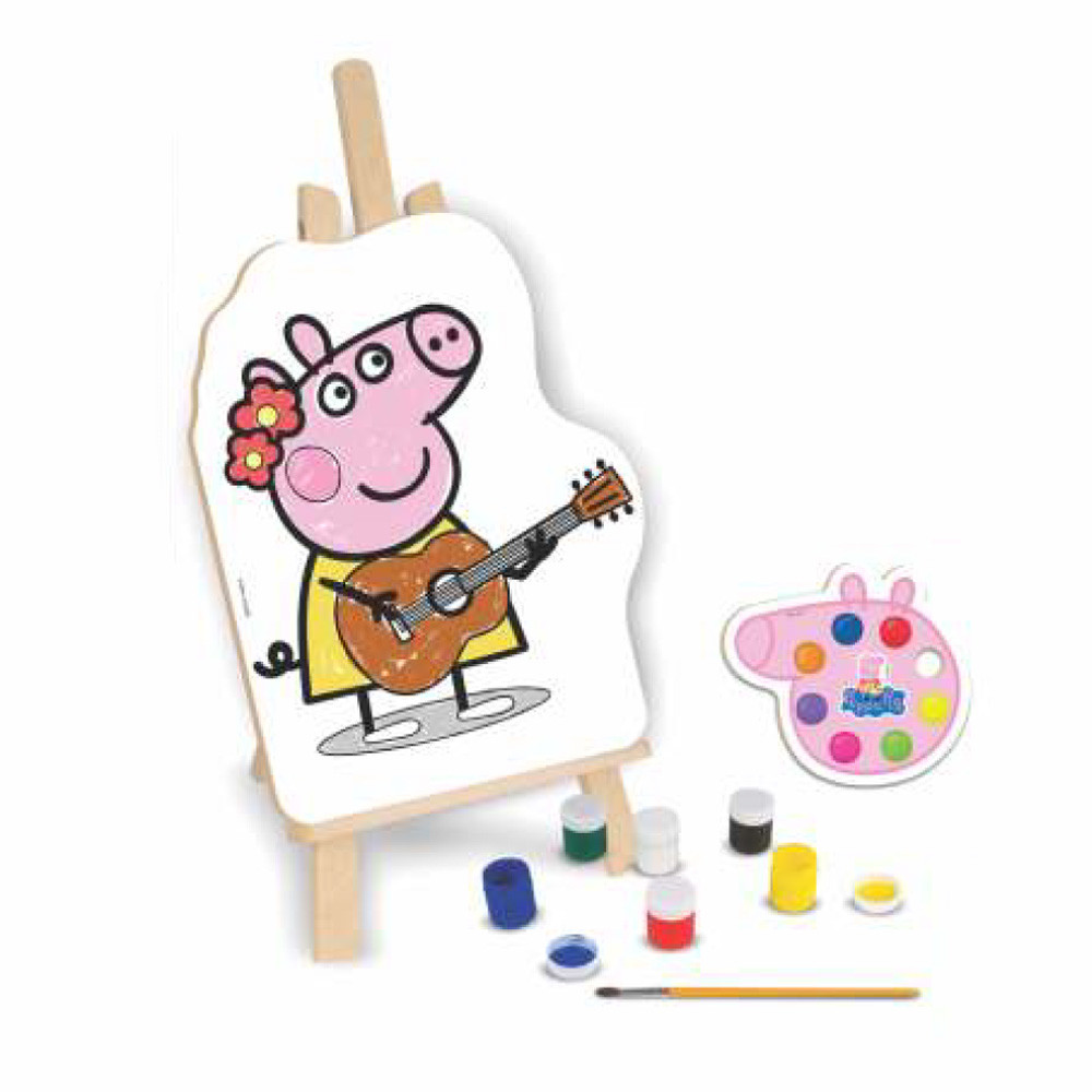 Kit Pintura Infantil Patrulha Canina + Cavalete e Acessórios - Nig