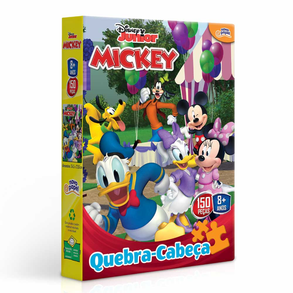 Quebra Cabeça Disney Junior Mickey 200 Peças - Toyster - SmartClub
