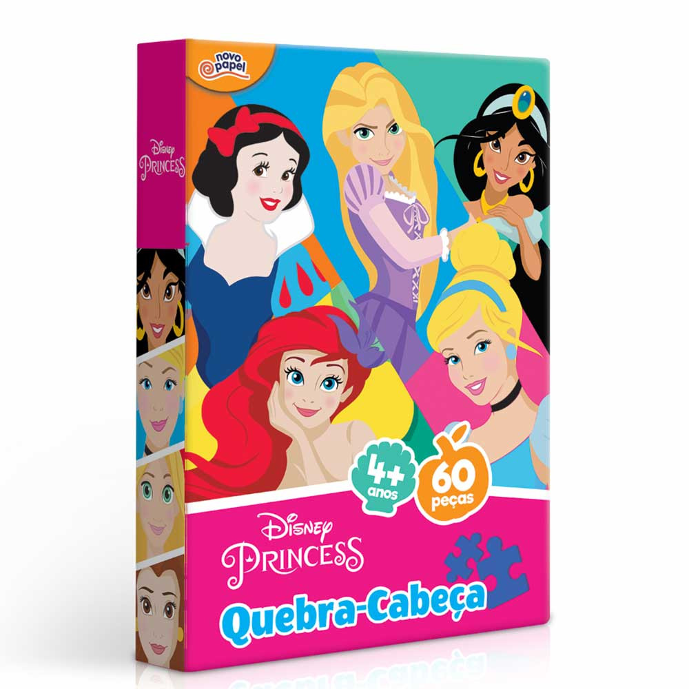 Box de Livros e Quebra cabeça das Princesas