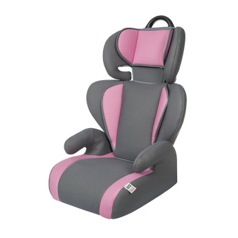 Cadeira Safety & Comfort - Cinza e Rosa - Tutti Baby