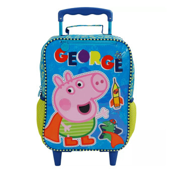 Mochila Com Rodinhas Peppa - George Lets Play - Xeryus