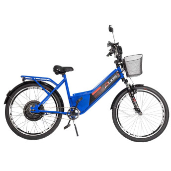 Bicicleta Elétrica - Aro 24 - Duos Confort - 800w 48v 15ah - Azul - Duos Bikes