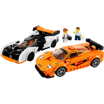 Bloco de Montar –Speed Champions – McLaren Solus GT e McLAREN F1 LM- 581  peças - LEGO