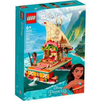Blocos de Montar - Barco Catamarã da Moana - 321 peças - LEGO Disney Princess