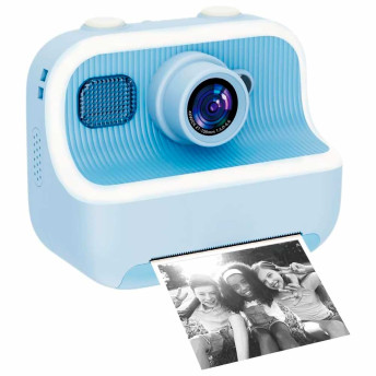 Câmera Fotográfica Digital Infantil Instantânea - Click Zoop - Azul - Zoop Toys