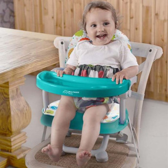 Cadeira De Alimentação Portátil Monstrinhos Azul - Multikids Baby 