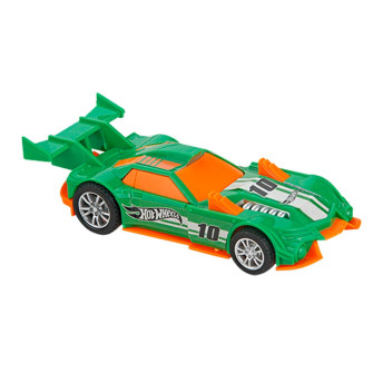 Carrinho de Fricção - Hot Wheels - Fast Racer - GT Hunter - Verde - Multikids