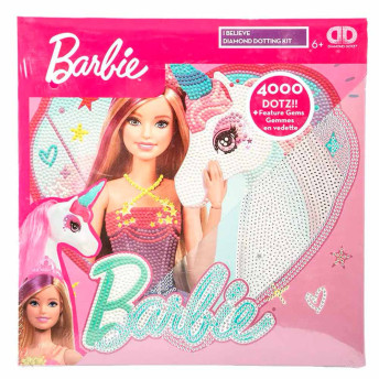 Conjunto de Artes Infantil - Dotzies Barbie - Box I Believe - Fun Divirta-se