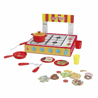Jogo de chá para crianças, brinquedo de cozinha, utensílios de cozinha,  louças, jogos de educação infantil
