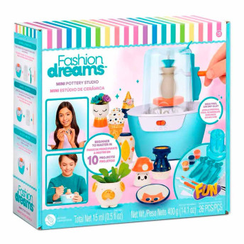 Kit Infantil - Fashion Dreams - Estúdio de Cerâmica - Fun Divirta-se