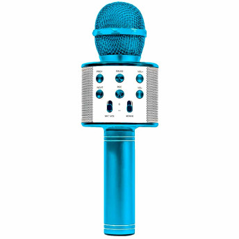 Microfone Bluetooth Infantil - Star Voice Karaokê - Azul - Zoop Toys