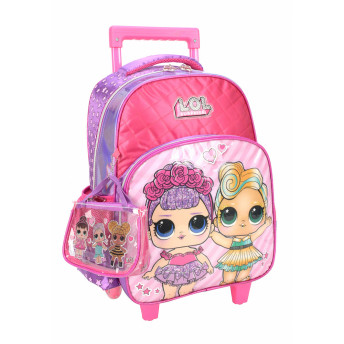 Mochila LOL Rodinha Original com Bolsa - Luxcel 