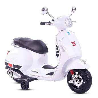 Moto Elétrica Infantil - Vespa GTS - 6v - Branca - Zippy Toys
