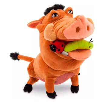 Pelúcia Infantil - 35cm - Disney - Rei Leão - Pumba - Fun Divirta-se