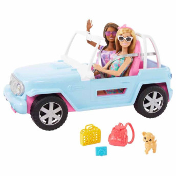 Veículo e Bonecas - Barbie - Jipe Off Road - Azul - Mattel