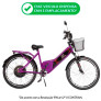 Bicicleta Elétrica - Aro 24 - Street PAM - 800w - Violeta - Plug and Move