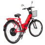 Bicicleta Elétrica - Aro 24 - Street PAM - 800w Lithium - Vermelha - Plug and Move