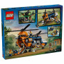 Bloco de Montar - CITY – Helicoptero Explorador da Selva no Acampamento Base  - 881  peças - LEGO