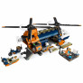 Bloco de Montar - CITY – Helicoptero Explorador da Selva no Acampamento Base  - 881  peças - LEGO