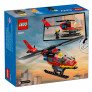 Bloco de Montar – CITY – Fire Rescue Helicopter - 85 peças - LEGO