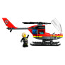 Blocos de Montar - Helicóptero de Resgate dos Bombeiros - 85 peças - LEGO City