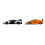 Bloco de Montar –Speed Champions – McLaren Solus GT e McLAREN F1 LM- 581  peças - LEGO