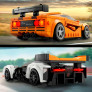 Bloco de Montar –Speed Champions – McLaren Solus GT e McLAREN F1 LM- 581  peças - LEGO