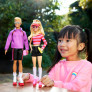 Boneca e Boneco - Barbie 65 anos - Barbie e Ken Patinadores - Mattel