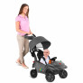 Carrinho de Passeio e Andador - Smart Baby Comfort Grafite - Bandeirante