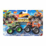 Conjunto de Veículos - Hot Wheels Monster Trucks - Dump vs Will Trash - Mattel