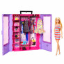 Conjunto e Boneca - Barbie - Armário Closet de Luxo - Mattel