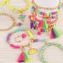 Kit Infantil - Fashion Dreams - Pulseiras e Braceletes Neon - Fun Divirta-se