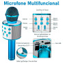 Microfone Bluetooth Infantil - Star Voice Karaokê - Azul - Zoop Toys