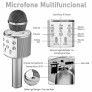 Microfone Bluetooth Infantil - Star Voice Karaokê - Prata - Zoop Toys