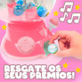 Mini Máquina Infantil de Pegar - Garra Divertida Ball Rosa - DM Toys