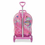 Mochila 3D de Rodinhas Infantil - Unicórnio - Cute Sweet - Rosa - Maxtoy