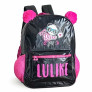 Mochila de Costas Infantil - Luluca - Lulike - Preta - Clio Style