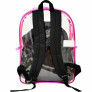 Mochila de Costas Infantil - Luluca - Transparente - Rosa - Clio Style