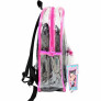 Mochila de Costas Infantil - Luluca - Transparente - Rosa - Clio Style